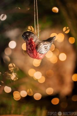 Елочная игрушка из ваты - 5