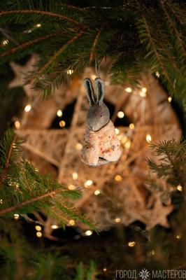 Елочная игрушка из ваты - 2