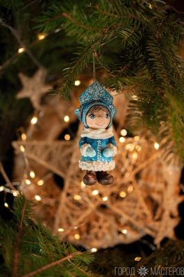 Елочная игрушка из ваты - 2
