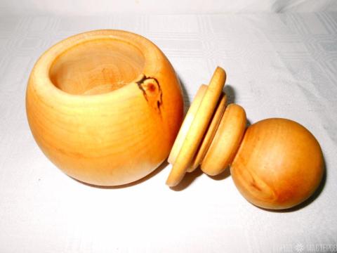 Бочонок для специй, соли (берёза) - 2