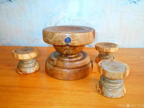 Мебель и посуда для кукол . (дуб, ясень, берёза) - 3