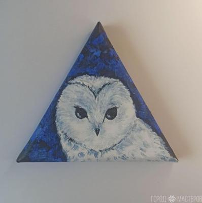 Картина Сова на холсте - 4