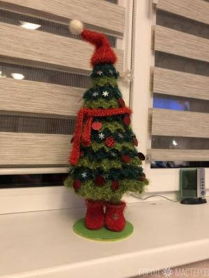 Вязанная елка - 3