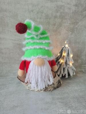 Новогодние гномы, связанные крючком - 3