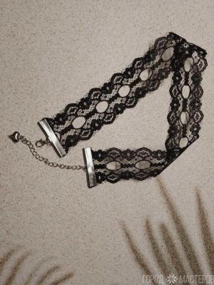 ЧОКЕР КРУЖЕВНОЙ,ЧЕРНЫЙ - 4