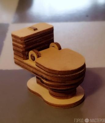 Унитаз - для куклы - 2