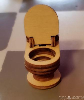 Унитаз - для куклы - 3