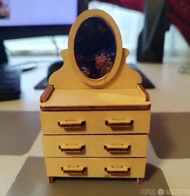 Сервант для кукольного домика. - 2