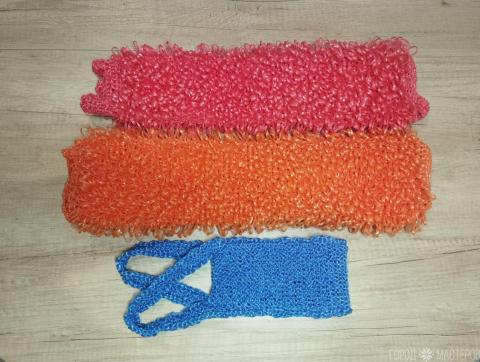 Мочалка из полипропиленовой пряжи - 2