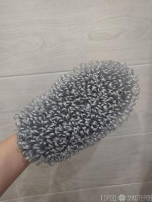 Мочалка из полипропиленовой пряжи - 4
