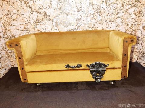 Диван шкатулка.Для хранения украшений,денег.Необычный дизайн.Игрушка для детей,в куклы. - 2