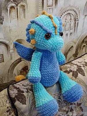 Дракоша плюшевый. Игрушка. - 2