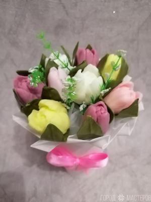 Букет из мыльных тюльпанов. - 2