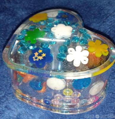 Шкатулочка форма сердца, неповторимый дизайн, для украшений. - 2