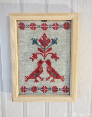 Панно "Кветка кахання". Размер 24 х18 см. - 3