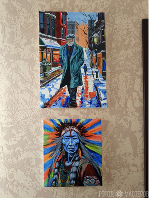 Картина акрилом Кажетта - 3