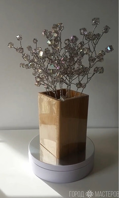 Инсталляция из бусин "Вечное дерево" - 3