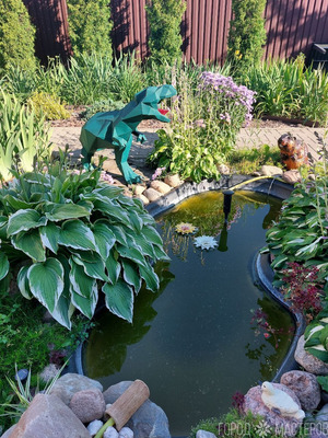 Полигональная фигура садовая "Тиранозавр" - 2