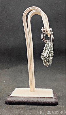 Серьги "Ромб" - 2