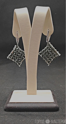 Серьги "Ромб" - 3