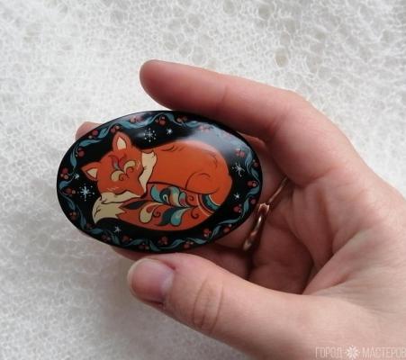 Броши. Ручная роспись - 3