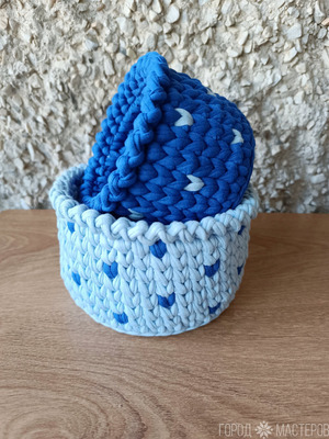 Сувенирный набор интерьерных корзин ручной работы - 2