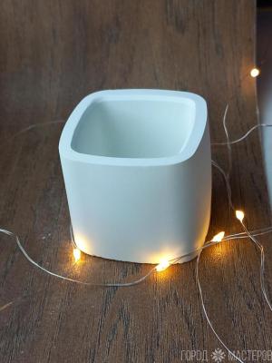 Подсвечник из бетона - 3