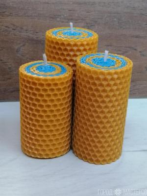 Свечи из вощины 3шт. - 2