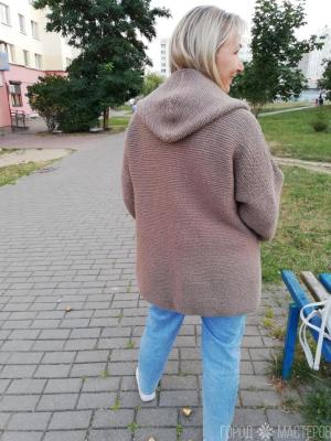 Кардиган с капюшоном - 5