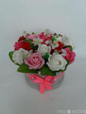 Арома букет из мыльных роз - 4