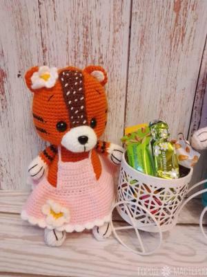 Тигренок-девочка 23 см. - 3