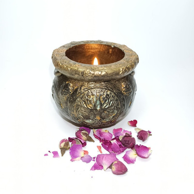 Подсвечник/органайзер Котёл с Древом Жизни и Рода - 2