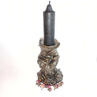 Роза в Руке Подсвечник/Алтарная статуэтка - 2