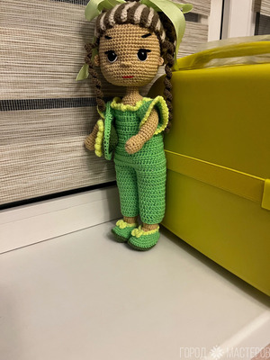 Кукла из полухлопковой пряжи - 2