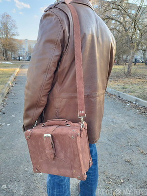 Винтаж, сумка-кейс, итальянская пожизненная гарантия.мой вк https://vk.com/id175424969 - 3