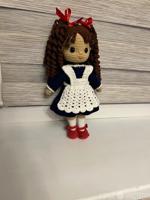 Кукла школьница 32 см рост - 4