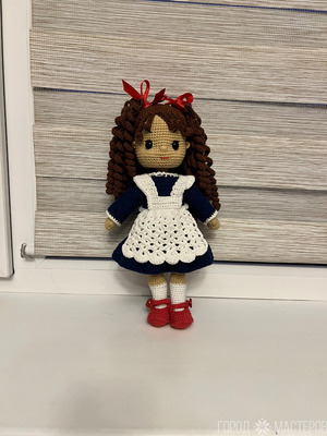 Кукла школьница 32 см рост - 5