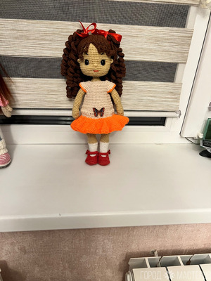 Кукла школьница 32 см рост - 6