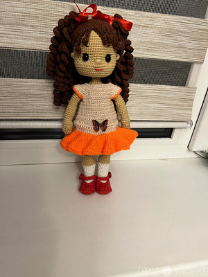 Кукла школьница 32 см рост - 7