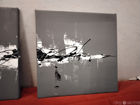 Картина интерьерная абстракция - 4