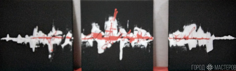 Триптих абстракция - 5