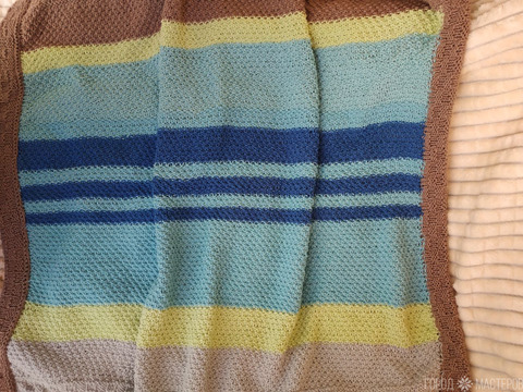 Плед вязаный, 75*90 см