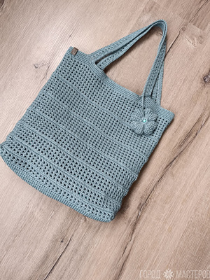 Сумка - шоппер ручной работы - 3