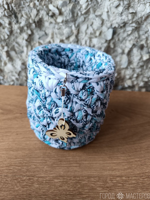 Интерьерные корзинки ручной работы - 4