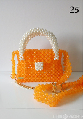 Сумочки из светящихся в темноте бусин с дорогостоящей фурнитурой и внутренней подкладкой - 2