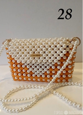 Сумочки из светящихся в темноте бусин с дорогостоящей фурнитурой и внутренней подкладкой - 4