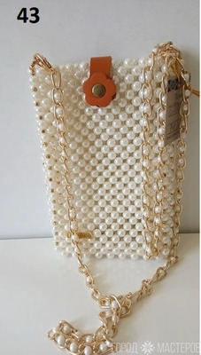 Сумочки из бусин для смартфонов. (с подкладкой) - 3