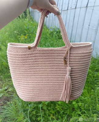 Сумка - шоппер ручной работы - 3