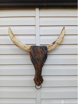 Бык в интерьер лофт