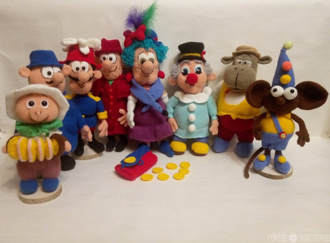 Вязаные персонажи из мультфильма ''Фунтик'' - 8